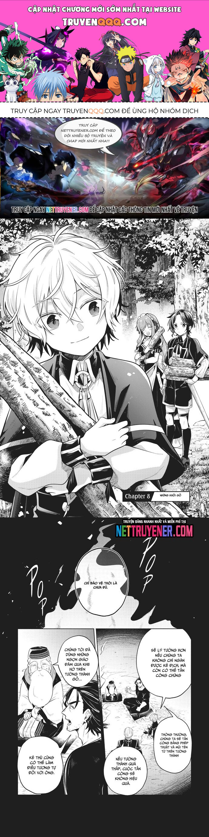 Okiraku Ryoushu No Tanoshii Ryouchi Bouei - Chapter 8