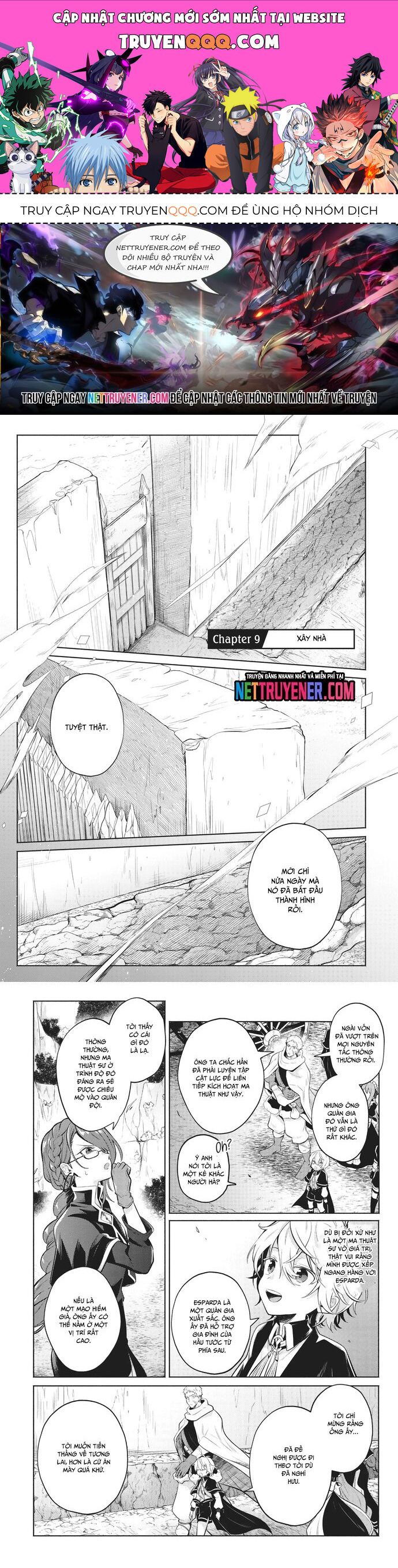 Okiraku Ryoushu No Tanoshii Ryouchi Bouei - Chapter 9